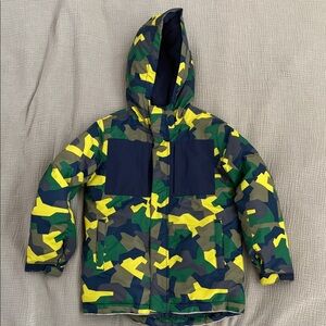 Hanna Andersson Camo Snow ski Coat Jacket Parka 130cm (8yrs old)